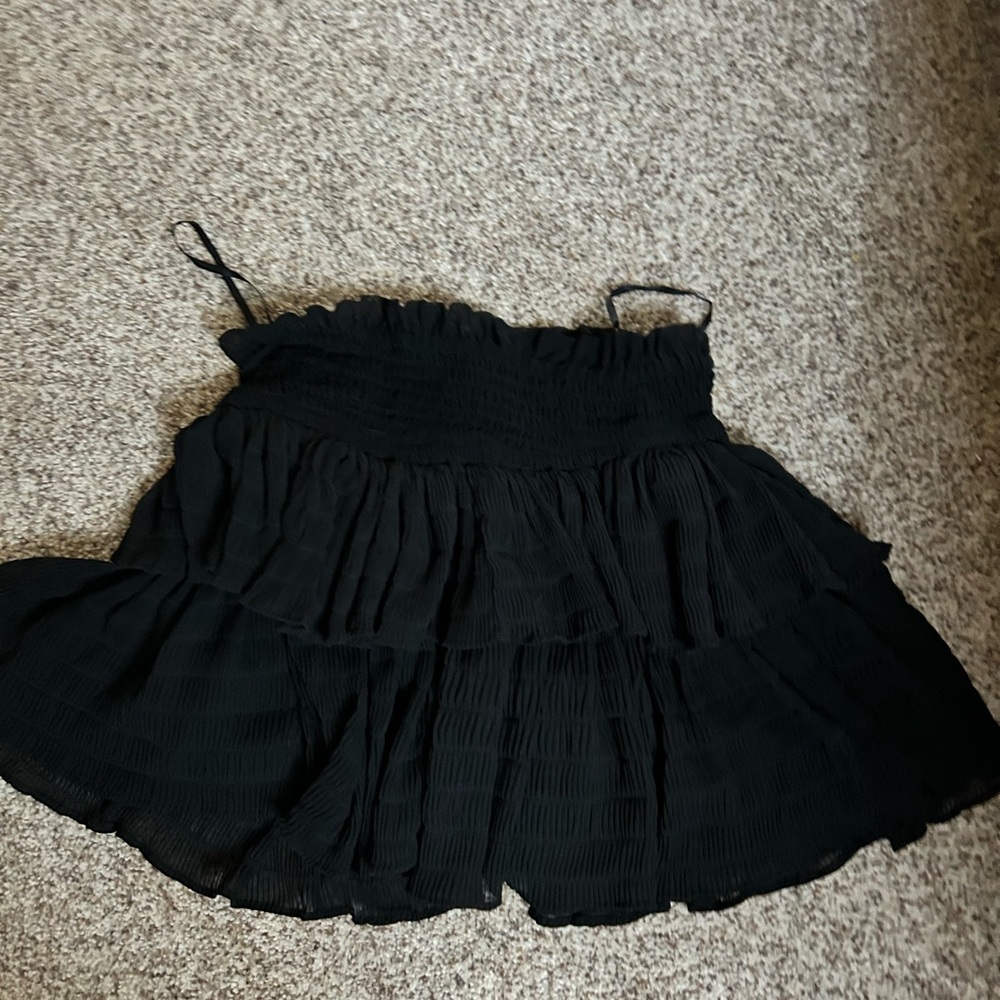Forever 21 Black Tiered Skirt